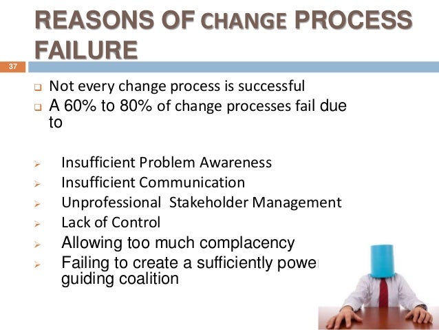 management failure examples change management failure case study